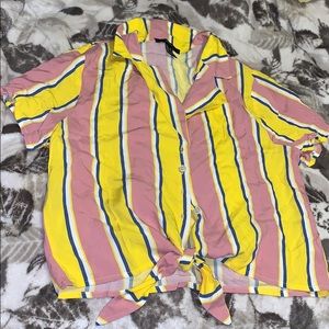 cute, flattering button up